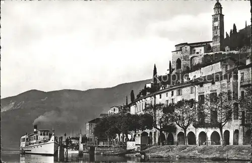 Morcote TI Fahrgastschiff Teilansicht / Morcote /Bz. Lugano