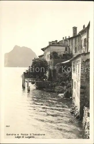 Gandria Lago di Lugano e Monte San Salvatore Kat. Gandria