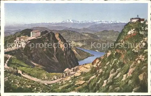 Monte Generoso Vista sul Lago di Lugano e Monte Rosa Kat. Monte Generoso