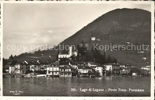 Lugano TI Ponte Tresa Panorama Kat. Lugano