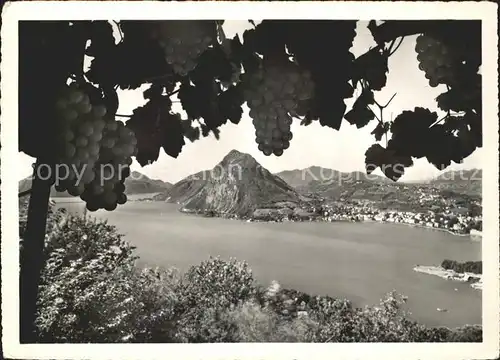 Lugano TI col Monte San Salvatore Kat. Lugano