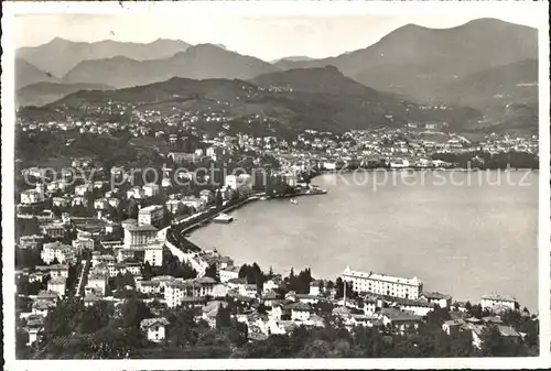 Paradiso Lago di Lugano Panorama Kat. Paradiso