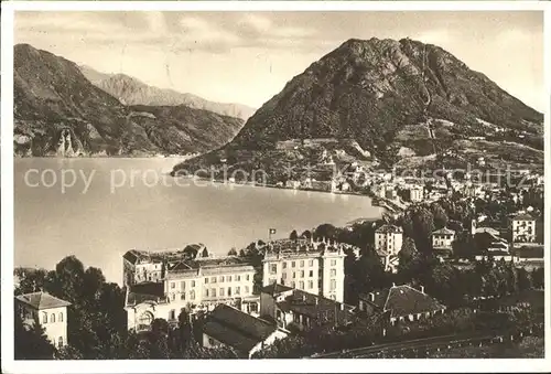 Paradiso Lago di Lugano e Monte San Salvatore  Kat. Paradiso