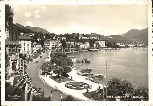 Paradiso Lago di Lugano Panorama Kat. Paradiso