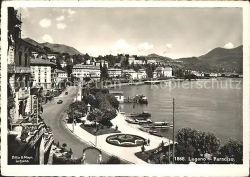 Paradiso Lago di Lugano Panorama Kat. Paradiso