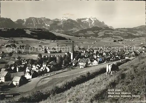 Gais AR mit Alpstein Marwies Altmann Saentis / Gais /Bz. Mittelland