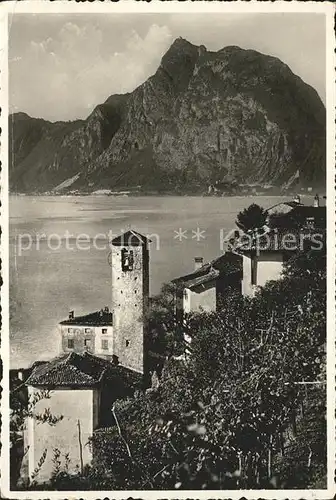 Gandria Lago di Lugano e Monte San Salvatore Kat. Gandria