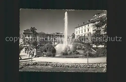 Lugano TI Piazza Fontana Bossi Kat. Lugano