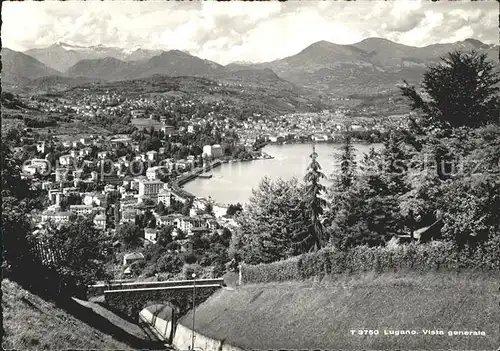 Lugano TI Vista generale Kat. Lugano