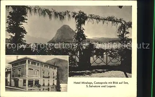 Castagnola-Cassarate Hotel Miralago Seeblick Monte San Salvatore / Castagnola /Bz. Lugano City