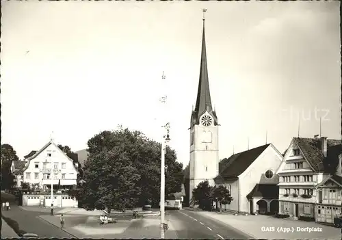 Gais AR Dorfplatz Kirche / Gais /Bz. Mittelland