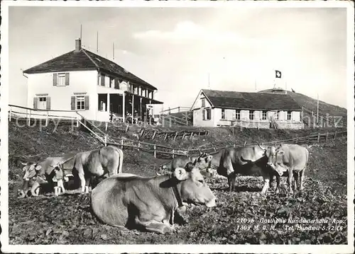 Hundwil Gasthaus Hundwilerhoehe Kat. Hundwil