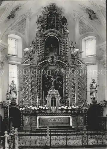 Andermatt Pfarrkirche Hochaltar von Joh. Ritz Kat. Andermatt