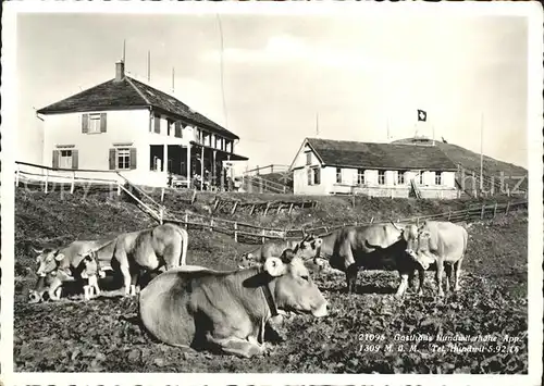 Hundwiler Hoehi Gasthaus Hundwilerhoehe Kuehe Kat. Hundwiler Hoehi