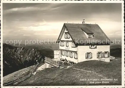 Kronberg Saentis Gasthaus Kronberg Kat. Kronberg