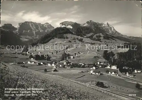 Weissbad mit Schwende Alpsiegel Marwies Kat. Weissbad