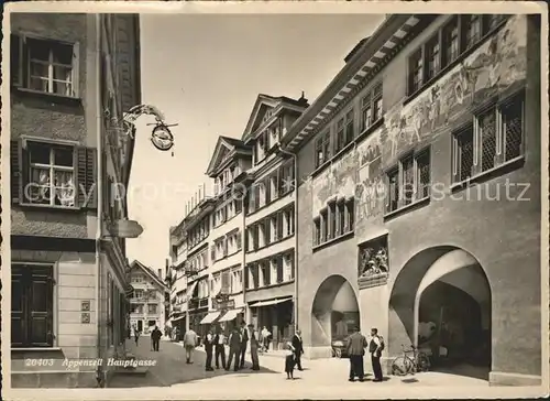 Appenzell IR Hauptgasse Kat. Appenzell