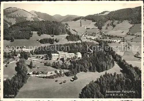 Faltigberg Sanatorium Fliegeraufnahme Kat. Faltigberg