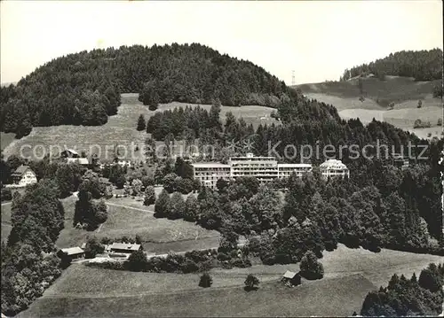 Faltigberg Zuercher Heilstaette Fliegeraufnahme Kat. Faltigberg