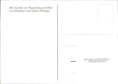 Regensberg Dielsdorf Alte Ansicht Stich von Schultheiss Kat. Regensberg