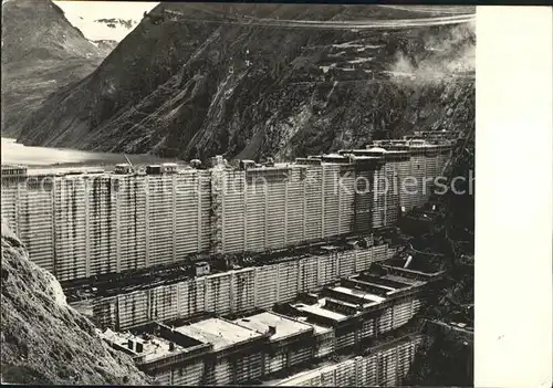 Lac des Dix Barrage Grande Dixence Staumauer Kat. Heremence