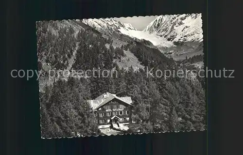 Fafleralp Hotel Loetschental Fliegeraufnahme Kat. Kandersteg