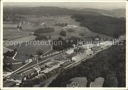 Kemptthal Fabrik von Maggis Nahrungsmitteln Fliegeraufnahme Kat. Kemptthal