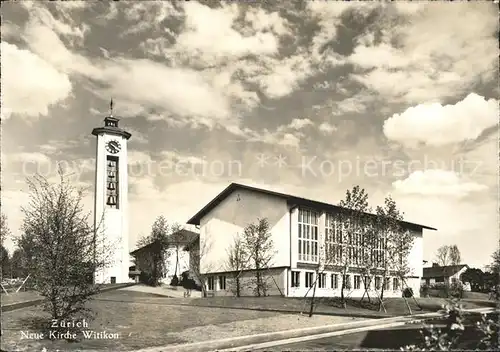 Witikon Zuerich Neue Kirche Kat. Witikon