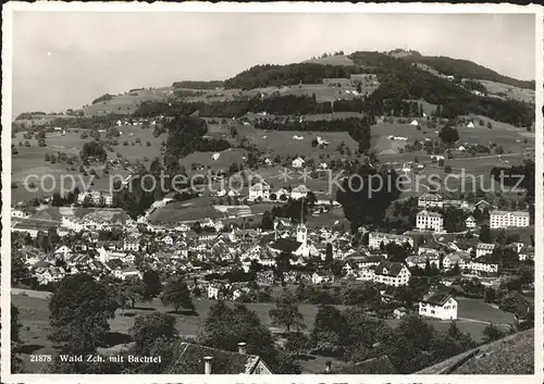 Wald ZH Gesamtansicht mit Bachtel Kat. Wald ZH