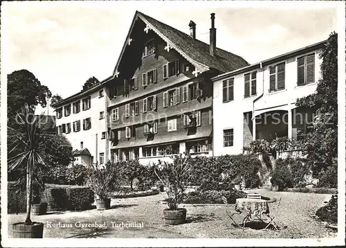 Turbenthal Kurhaus Gyrenbad Garten Kat. Turbenthal