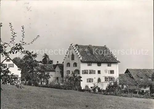 Richterswil Heimatwerkschule Haupthaus 16. Jhdt. Kat. Richterswil