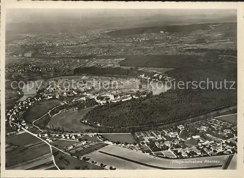 Rheinau ZH Fliegeraufnahme Kat. Rheinau