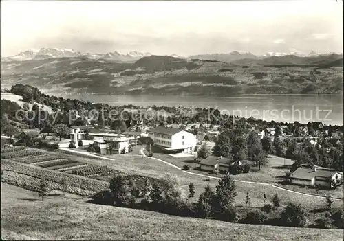 Maennedorf Reformierte Heimstaette Boldern Zuerichsee Alpenpanorama Kat. Maennedorf