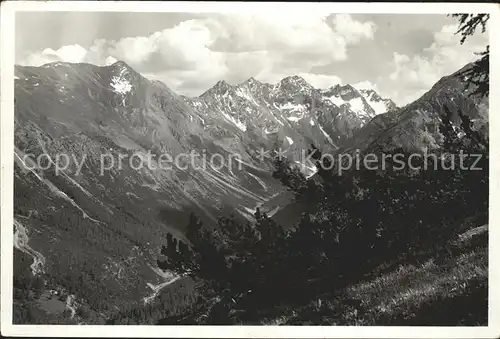 Cluozatal Nationalpark Diavelgruppe und Piz Murter Kat. Zernez