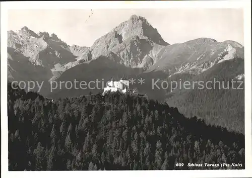 Tarasp Schloss Tarasp Piz Nair Kat. Tarasp