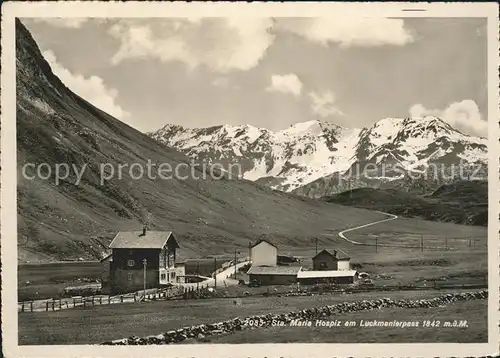 Sta Maria Muestair Hospiz am Luckmanierpass Kat. Sta Maria Muestair