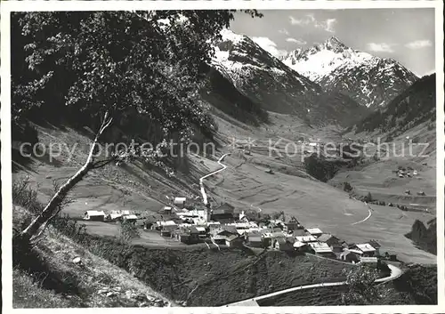 Curaglia Total mit Piz Scopi Kat. Curaglia