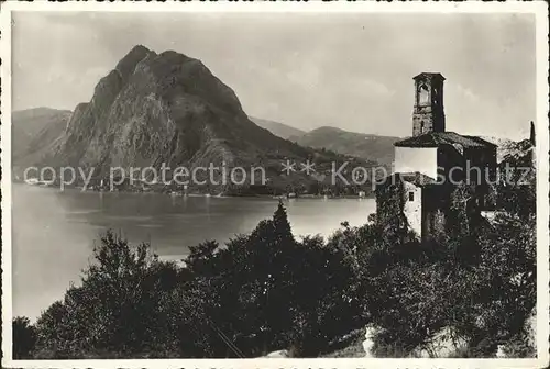 Lugano TI Monte san Salvatore Kat. Lugano