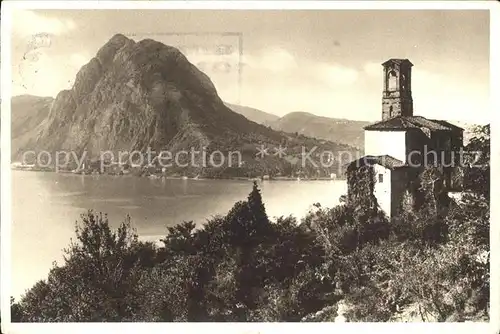 Lugano TI Monte San Salvatore Chiesa di Castagnola Kat. Lugano