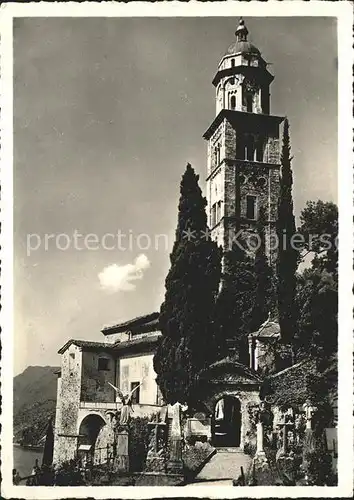 Morcote TI Lago Lugano Kirche / Morcote /Bz. Lugano