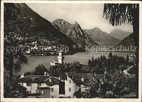 Lugano TI lago Lugano Porlezza Kat. Lugano