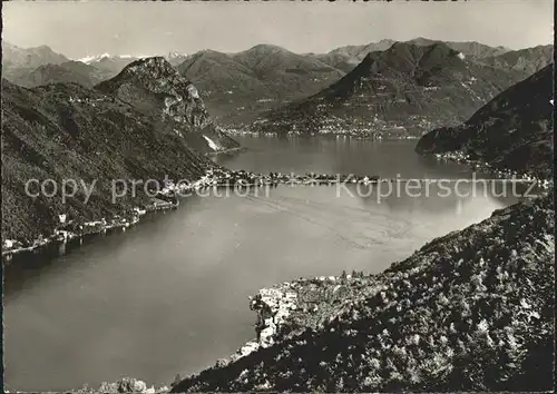 Serpiano TI See Ufer Berge Kat. Lugano