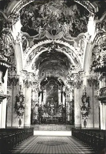 Einsiedeln SZ Stiftskirche innen / Einsiedeln /Bz. Einsiedeln