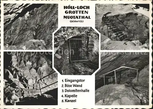 Muotathal Hoell Loch Grotten Kat. Muotathal