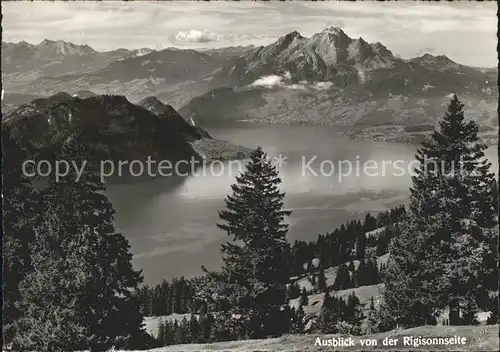 Goldau Vierwaldstaettersee von Rigisonnseite Kat. Goldau