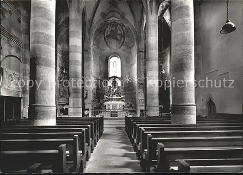 Muestair Klosterkirche innen Kat. Muestair