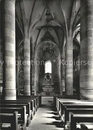 Muestair Klosterkirche innen 9. Jahrhundert Kat. Muestair