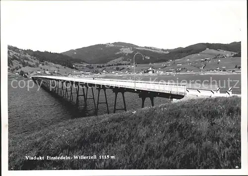 Willerzell Viadukt Einsiedeln Willerzell See Kat. Willerzell