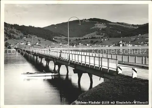 Willerzell Sihlsee Viadukt Kat. Willerzell