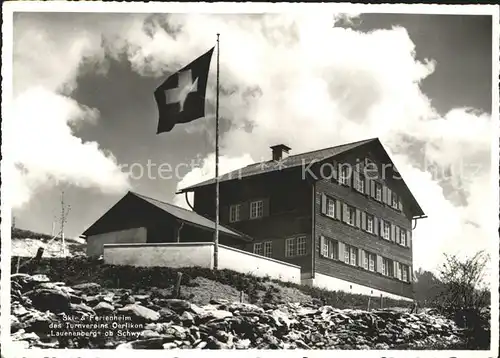 Rickenbach SZ Ski  und Ferienheim des Turnvereins oerlikon Lauenburg  Kat. Rickenbach SZ